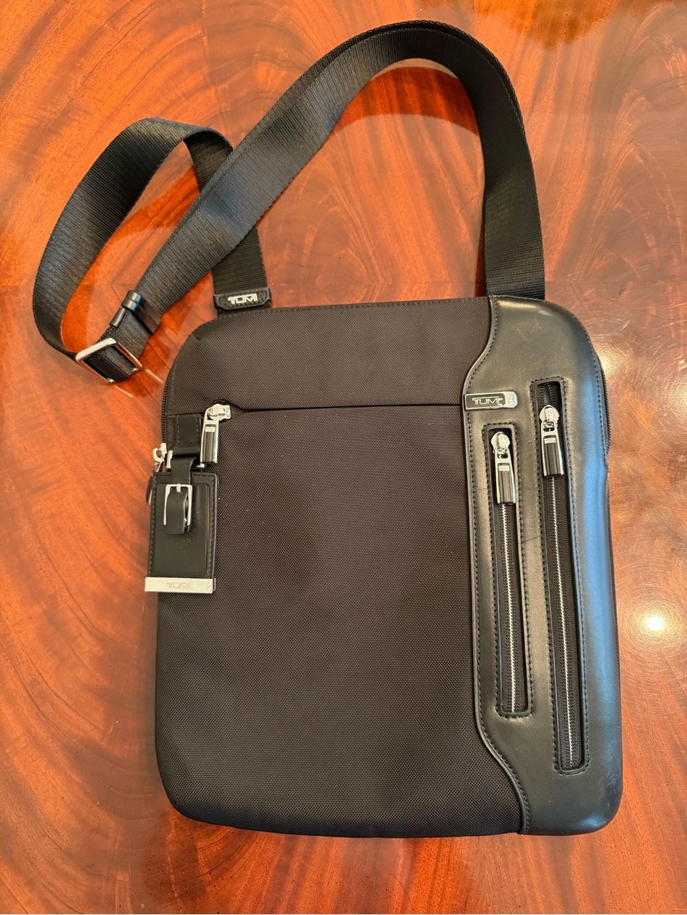TUMI Arrivé Black Crossbody Bag